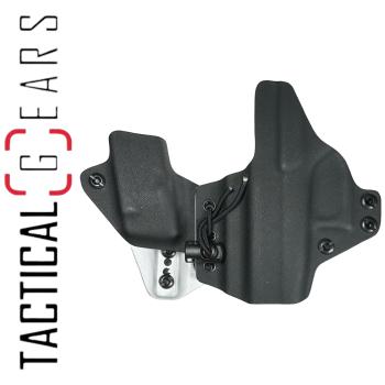 BLACK TRIDENT® "GUARDIAN" G43 IWB HOLSTER  FLORAL SKULLS TROPICAL CARBON